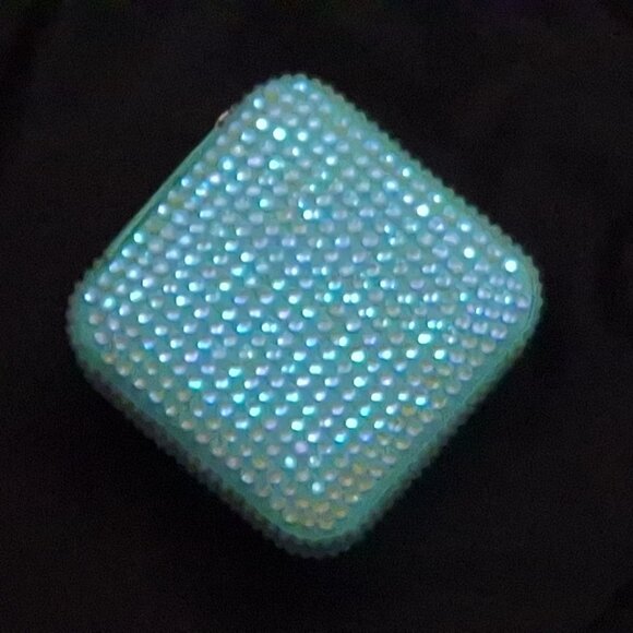 Tiffany Blue Jewelry Box, Girls' First Jewelry Box, Small Jewelry Box, Unique - Picture 4 of 7